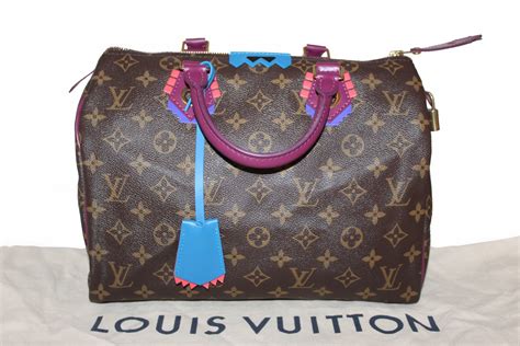 Louis Vuitton Speedy Handbag Limited Edition Totem Monogram 